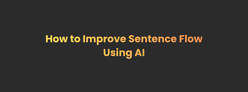 Make Writing Sound Formal