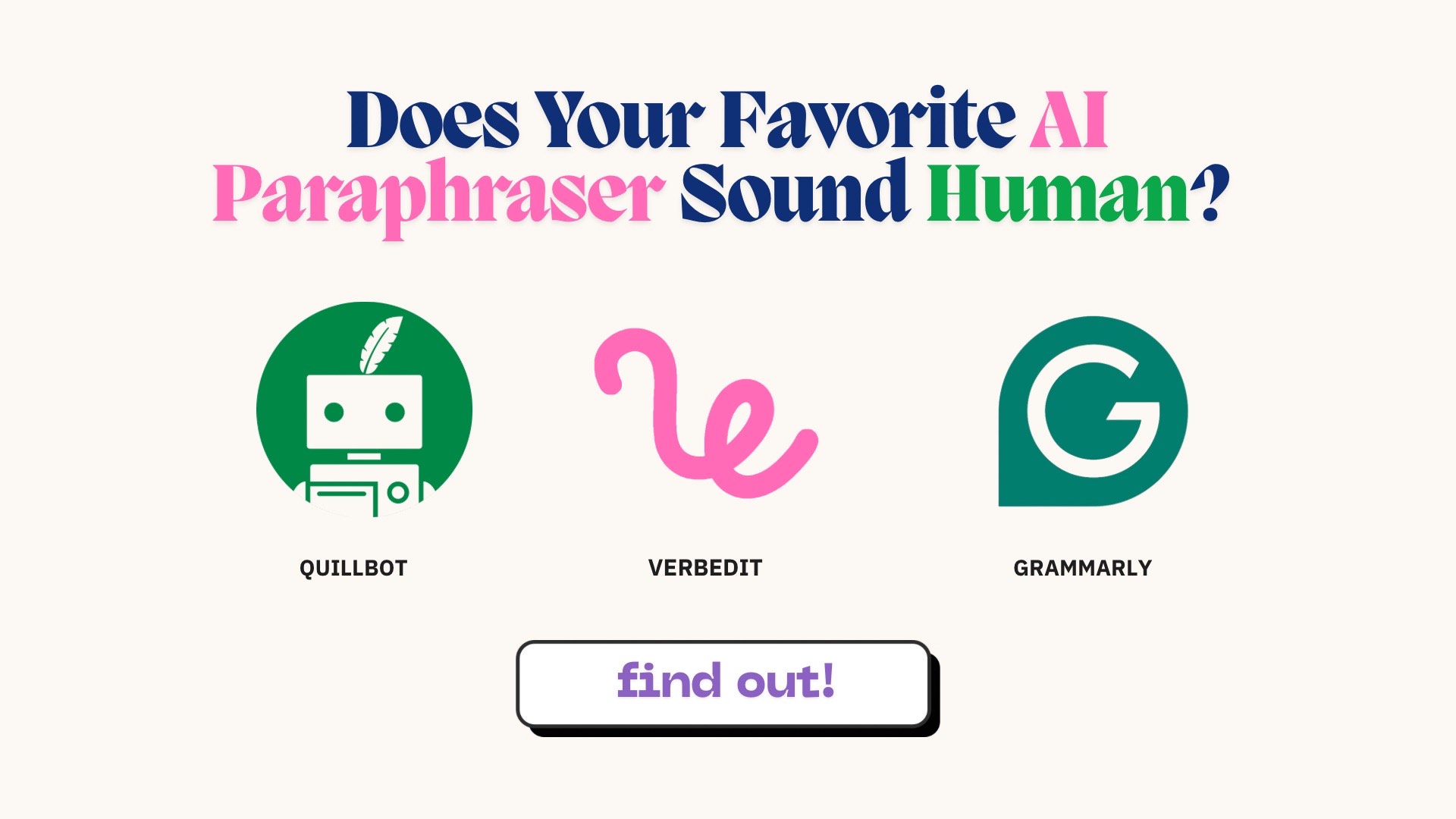 AI comparison test showing three tools side-by-side